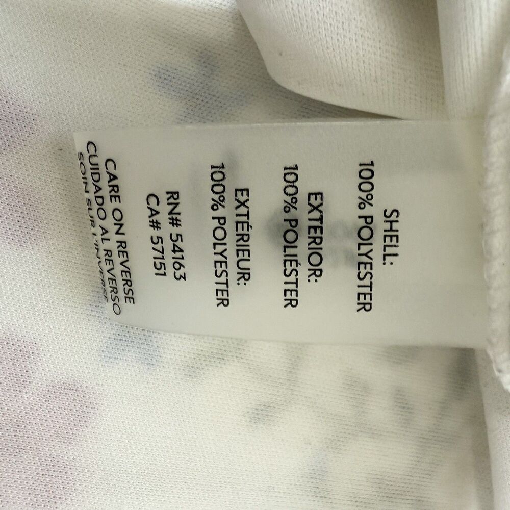 Calvin Klein Floral Flutter Sleeve Maxi Dress White Multicolor Size 16 - Picture 8 of 11